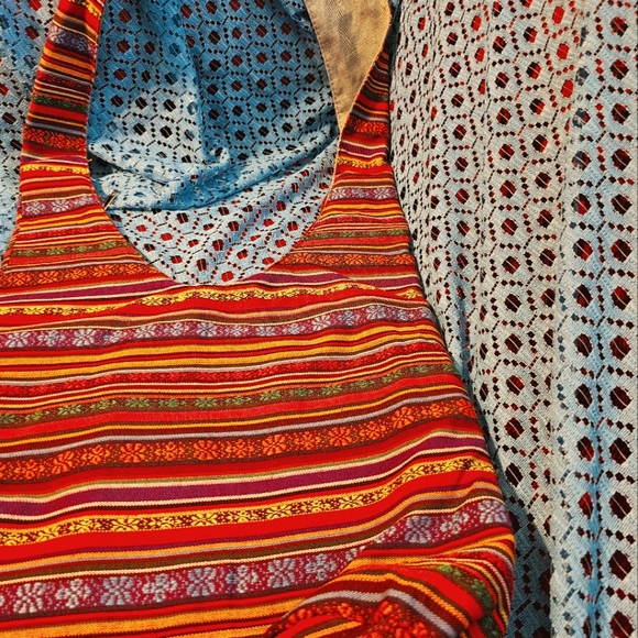 Boho hippie crossbody bag - Picture 2 of 5